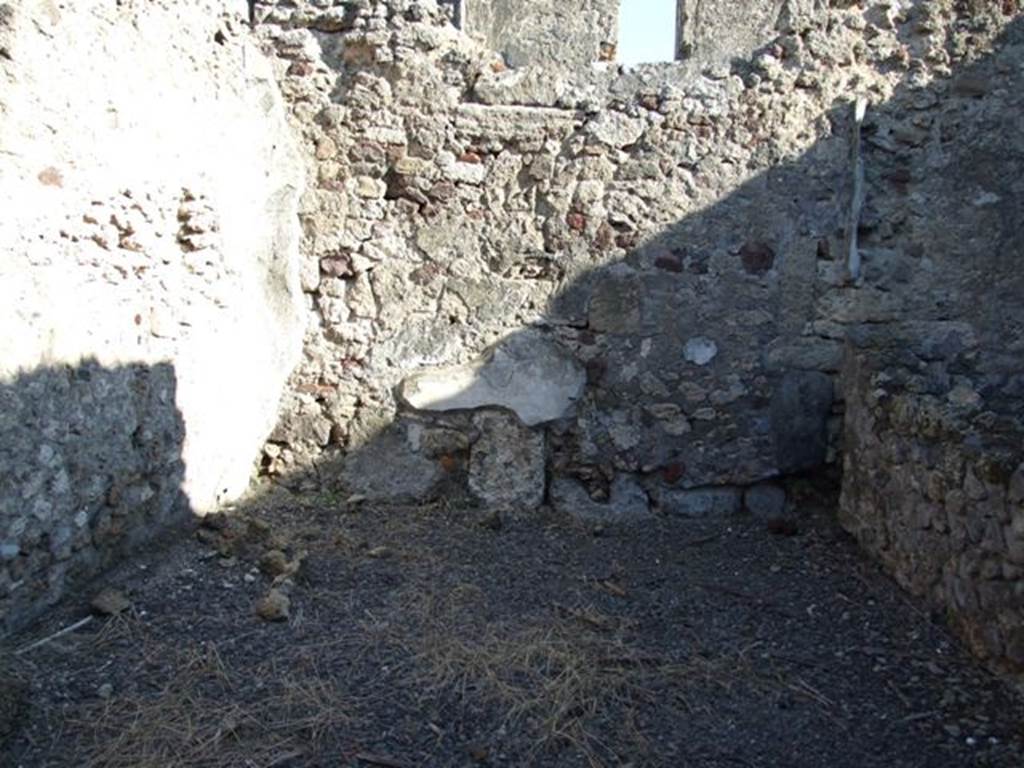 VI.11.8 Pompeii. December 2007. Room 54, looking east.