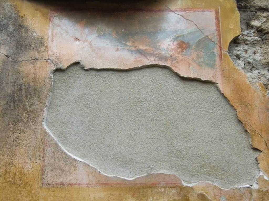 VI.11.9 Pompeii. March 2009. Room 6, north wall with remains of wall painting of Ariadne. 
See Helbig, W., 1868. Wandgem�lde der vom Vesuv versch�tteten St�dte Campaniens. Leipzig: Breitkopf und H�rtel. (nos. 125 and 1230).



