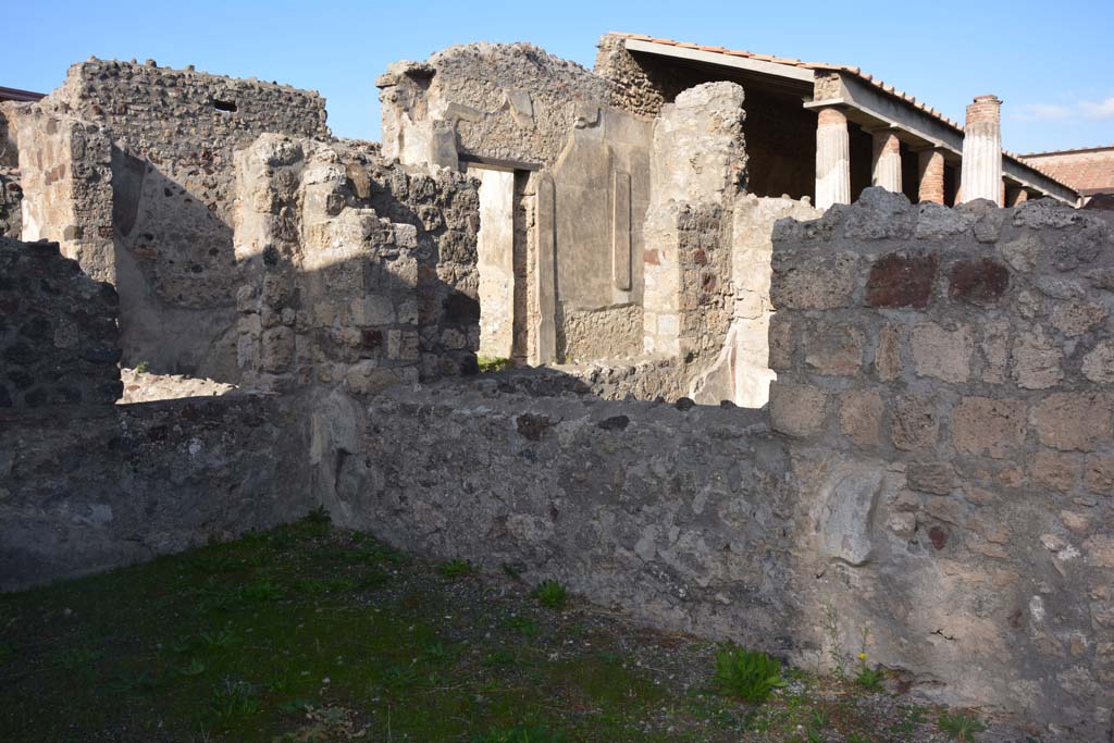 VI.11.10 Pompeii. October 2017. Room 31, looking towards north-west corner and north wall.
Foto Annette Haug, ERC Grant 681269 D�COR
