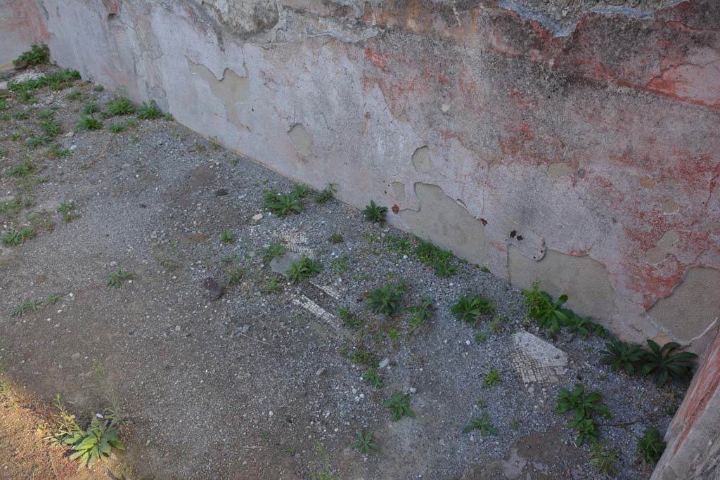 VI.11.10 Pompeii. October 2017. Room 35, traces of mosaic flooring near east wall.
Foto Annette Haug, ERC Grant 681269 D�COR
