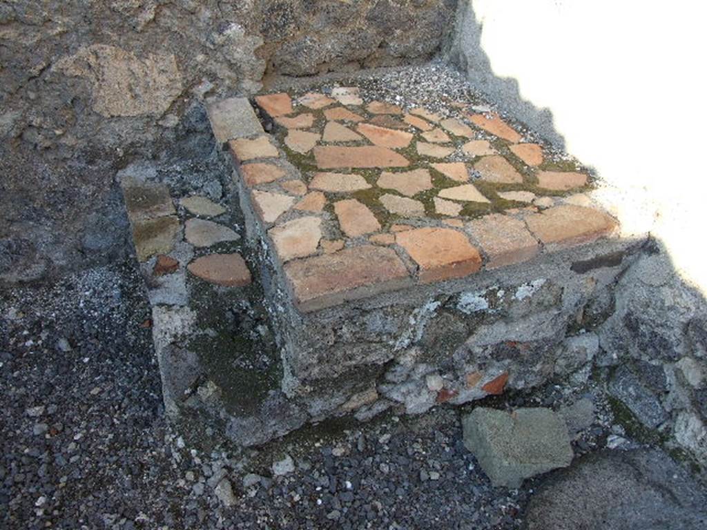VI.14.6 Pompeii. December 2006. Base of stairs to upper floor.