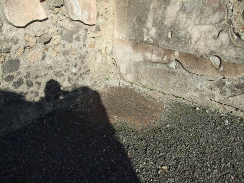VI.14.10 Pompeii. December 2007. Floor in north-east corner.