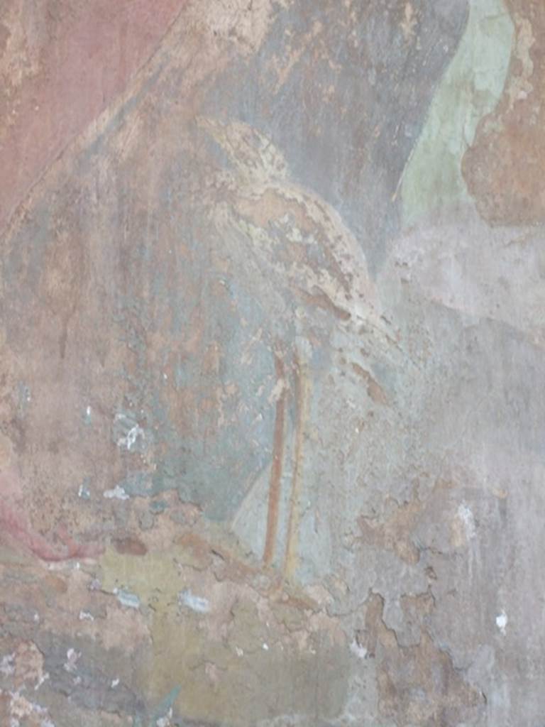 VI.14.20  Pompeii.  March 2009. Room 18.  Garden area.  West wall,  Bird