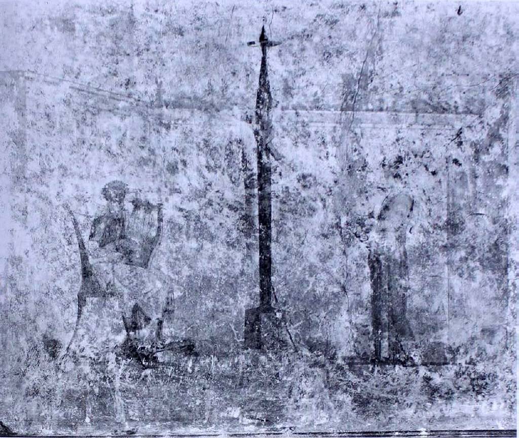 VI.14.43 Pompeii. Room 16, exedra on north side of peristyle.
Painting of Pindar, Corrina and Myrtis.
Now in Naples Archaeological Museum. Inventory number s.n.
See Carratelli, G. P., 1990-2003. Pompei: Pitture e Mosaici: Vol. V. Roma: Istituto della enciclopedia italiana, p. 463.