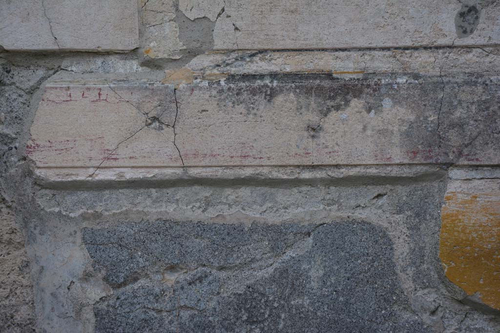 VI 15 5 Pompeii. March 2019. South ala 25, detail from lower centre of south wall.
Foto Annette Haug, ERC Grant 681269 DÉCOR.