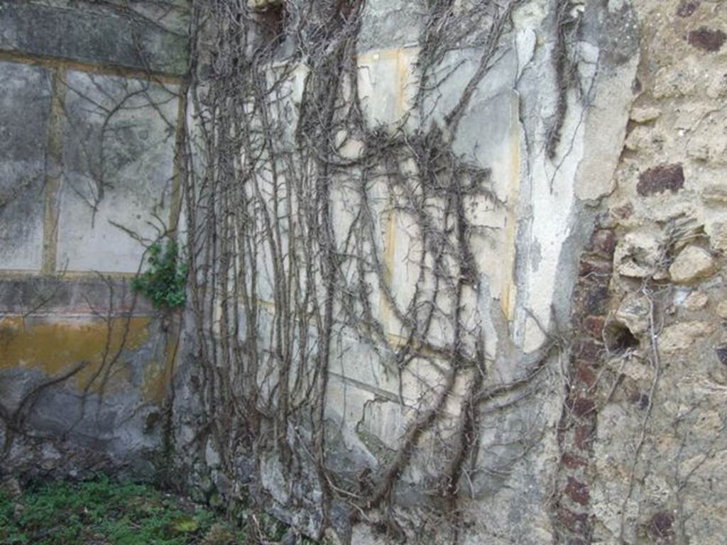 VI.15.5 Pompeii. March 2009. South ala 25, looking towards south-west corner and west wall of ala.