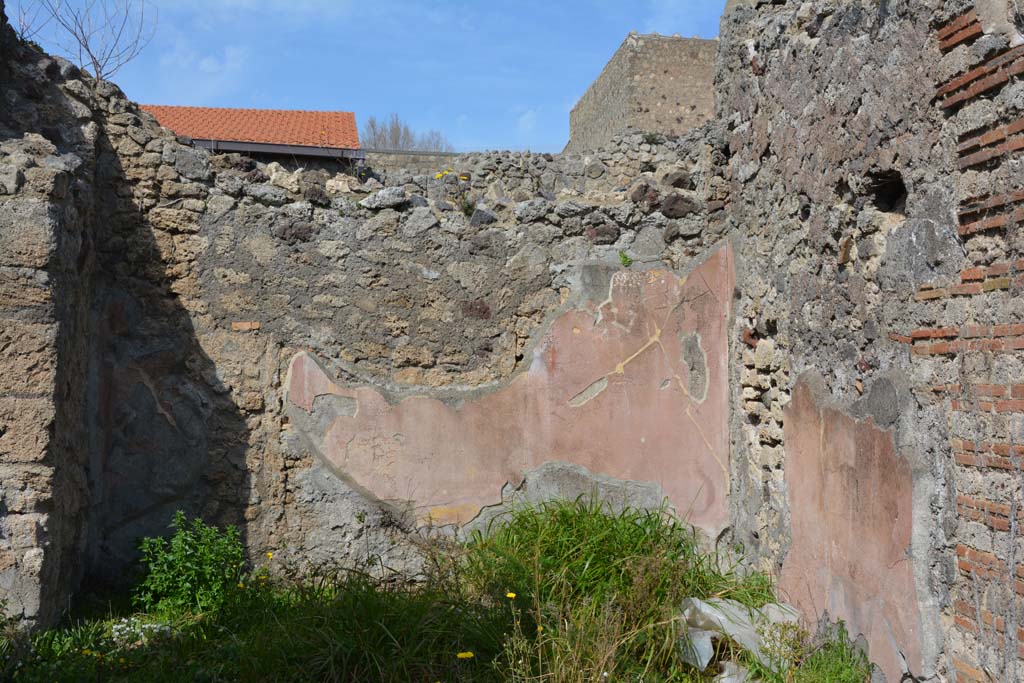 VI 15 5 Pompeii. March 2019. North ala 6, remaining decoration on north and east walls.
Foto Annette Haug, ERC Grant 681269 D�COR.
