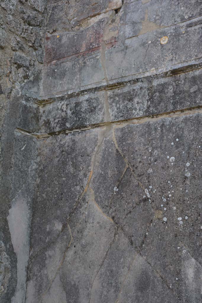 VI 15 5 Pompeii. March 2019. Oecus 24, detail from upper south wall at east end.
Foto Annette Haug, ERC Grant 681269 D�COR.
