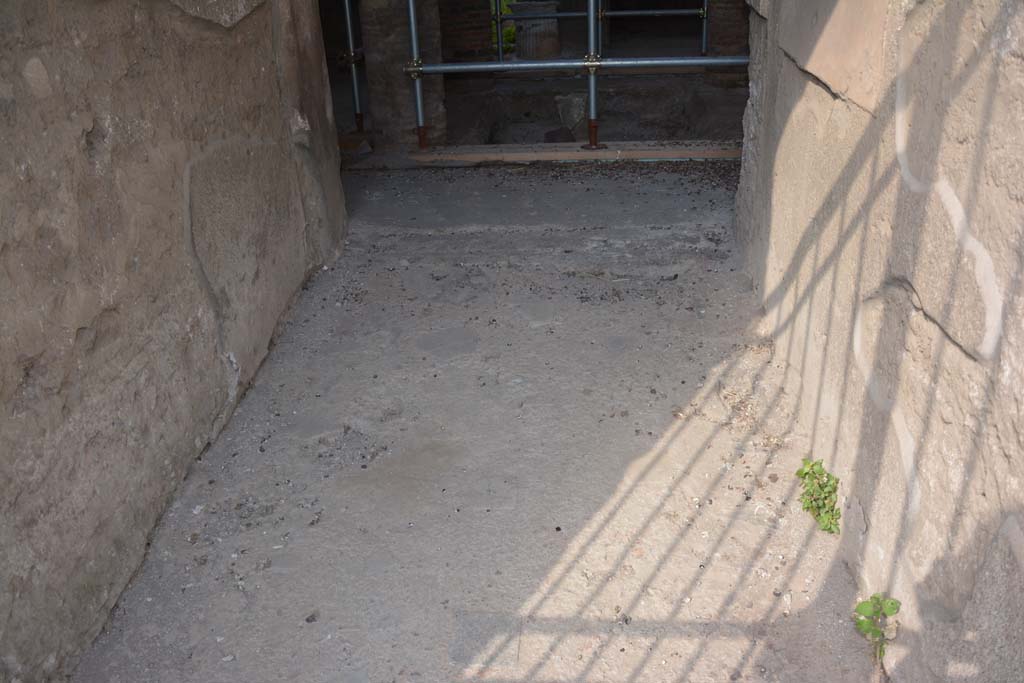 VI.15.9 Pompeii. July 2017. Looking west along flooring in entrance corridor.
Foto Annette Haug, ERC Grant 681269 D�COR
