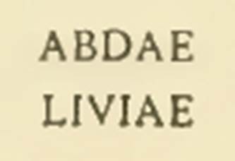 VI.15.16 Pompeii. Found on 26th November 1897, between the upper layers of earth that was excavated, was a tile with the name in raised letters. See Notizie degli Scavi, November 1897, (p.461-2)
See also VI.15.20 where a tile for a similar name was found on 4th August 1897.
See Notizie degli Scavi di Antichit�, August 1897, (p.340).
