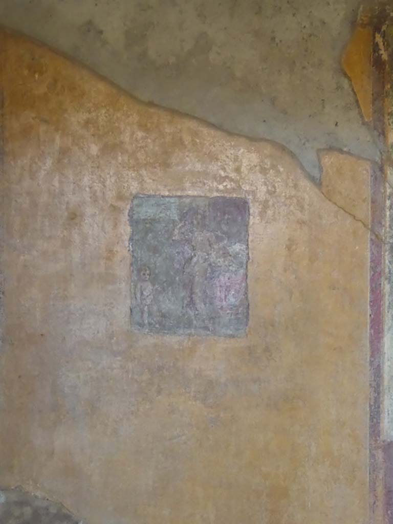 VI.16.7 Pompeii. September 2015. Room R, central wall painting from west wall.
Foto Annette Haug, ERC Grant 681269 D�COR.

