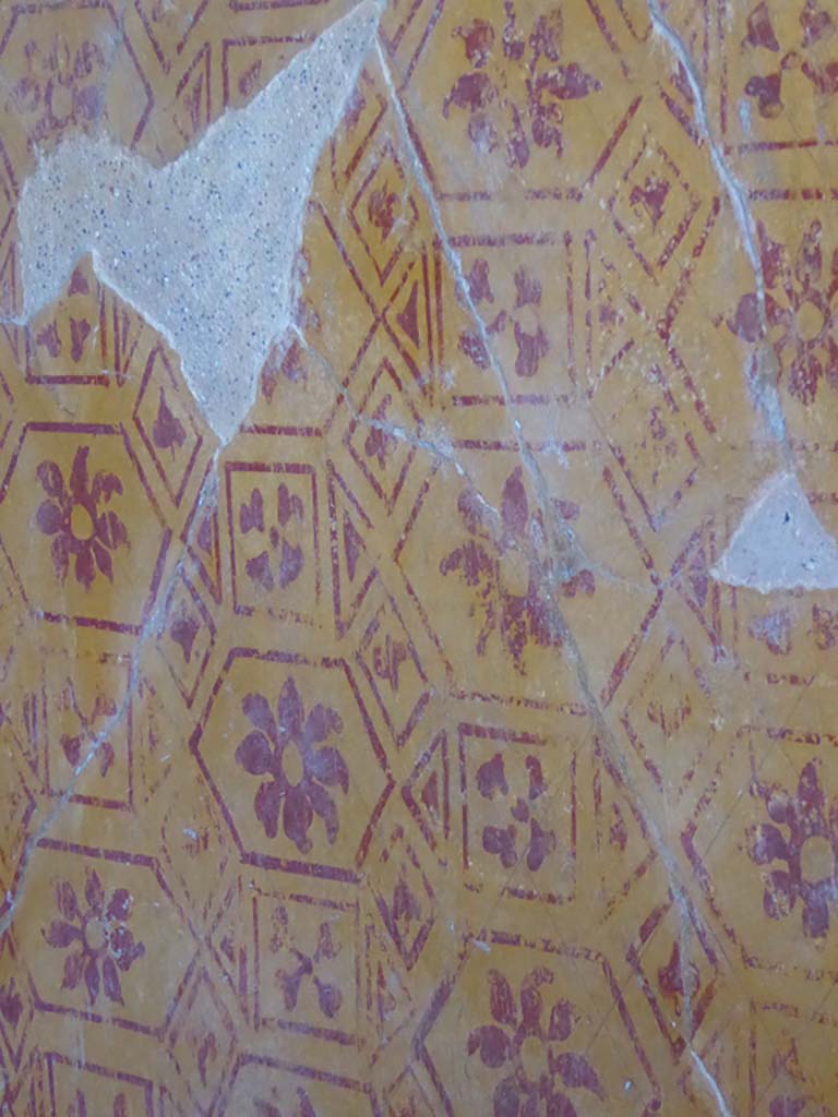 VI.16.7 Pompeii. September 2015. Cubiculum I, detail from east wall at south end.
Foto Annette Haug, ERC Grant 681269 DÉCOR.

