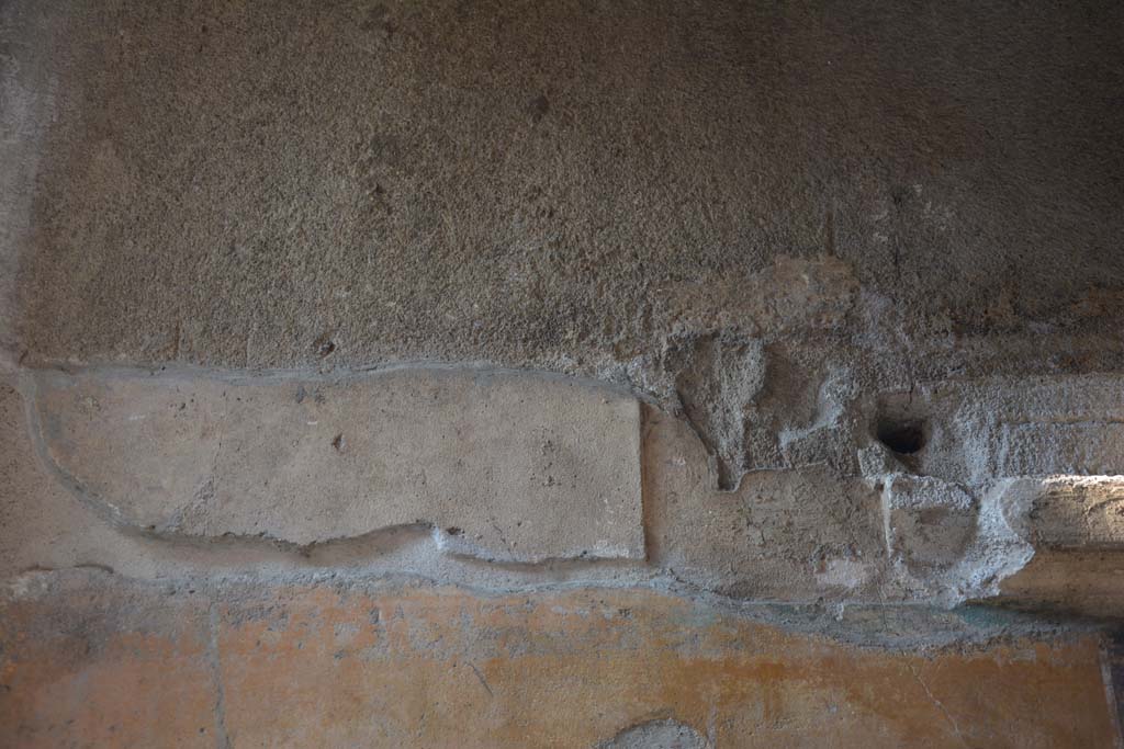 VI.16.7 Pompeii. March 2019. Cubiculum D, upper north wall at west end.
Foto Annette Haug, ERC Grant 681269 DÉCOR.