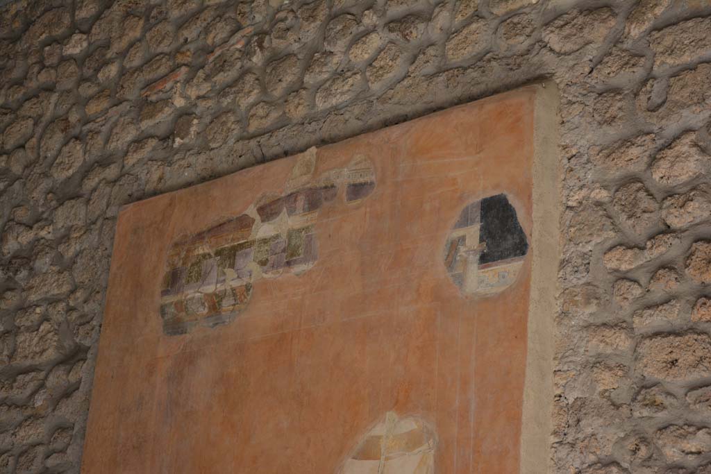 VI.16.7 Pompeii. March 2019. Exedra G, detail from upper south wall.
Foto Annette Haug, ERC Grant 681269 DÉCOR.