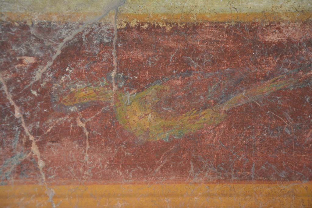 VI.17.41 Pompeii. September 2019. Detail from north wall of north ala.
Foto Annette Haug, ERC Grant 681269 D�COR.
