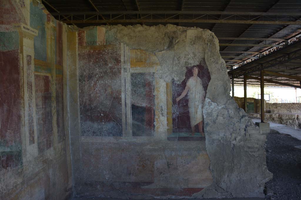 VI.17.41 Pompeii. September 2019. Looking towards south wall of exedra 18.
Foto Annette Haug, ERC Grant 681269 D�COR.
