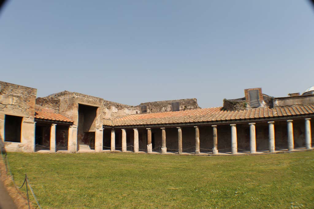 VII.1.8 Pompeii. March 2014. Looking north-east across gymnasium C from west side.
Foto Annette Haug, ERC Grant 681269 D�COR

