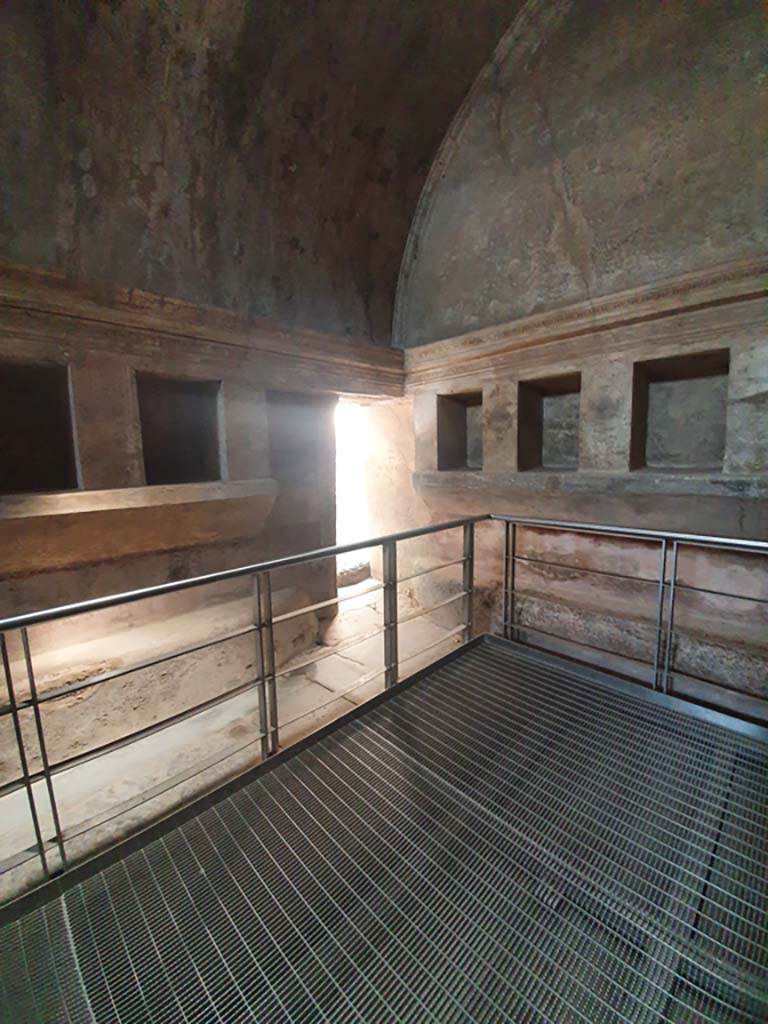 VII.1.8 Pompeii. July 2021. East end of women�s changing room 11, with doorway in north-east corner. 
Foto Annette Haug, ERC Grant 681269 D�COR

