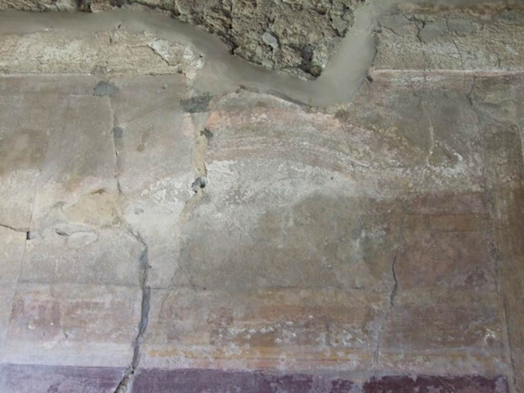 VII.2.16 Pompeii. March 2009. Room 20, painted wall decoration in triclinium.