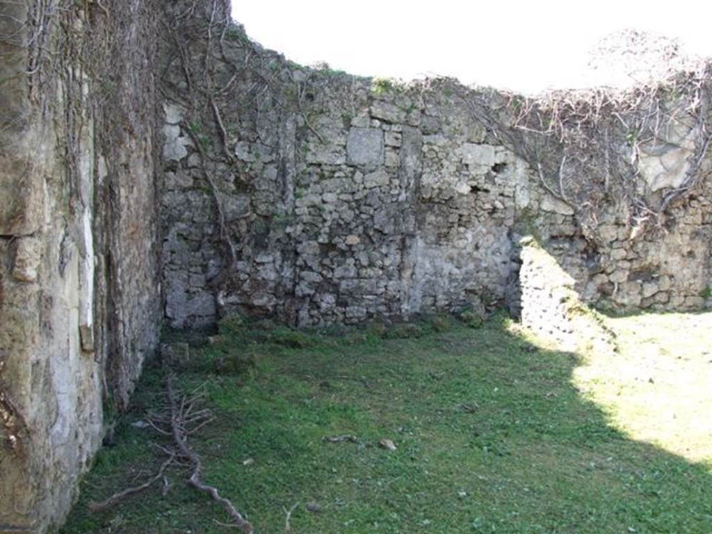 VII.2.20 Pompeii. March 2009. Room 16, ala or cubiculum, in south-west corner of room 1. 