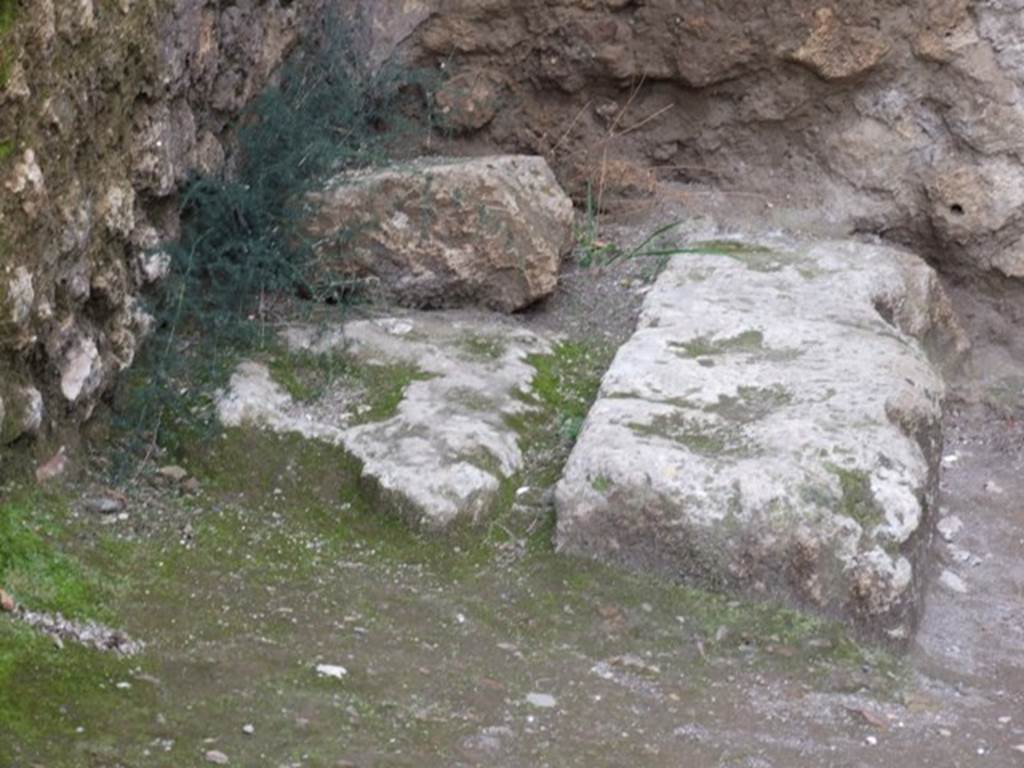 VII.2.44 Pompeii.  December 2007.    Base of staircase in north west corner.