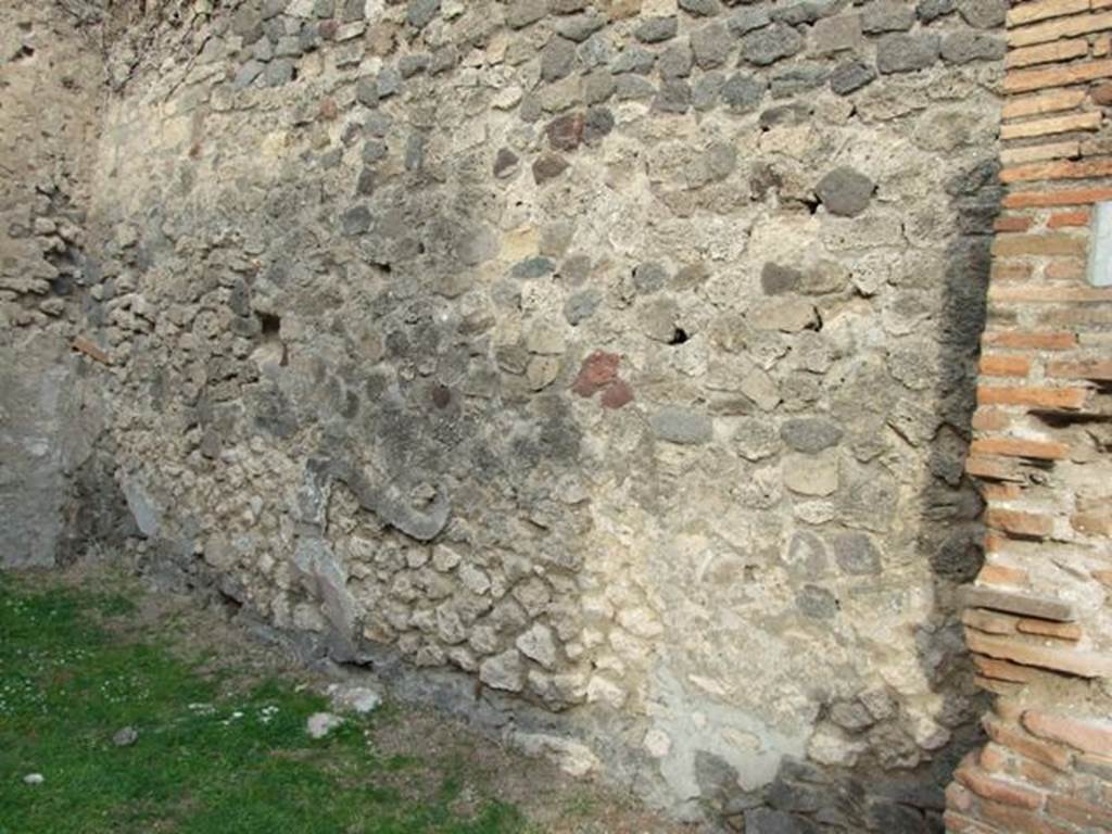 VII.2.46 Pompeii.  December 2007.  East wall.