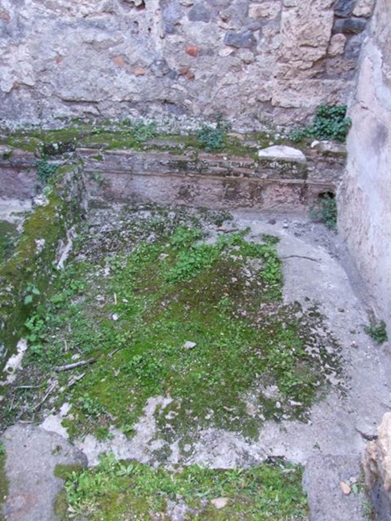 VII.4.31 Pompeii.  March 2009.  Room 43.  Looking west.  Floor.