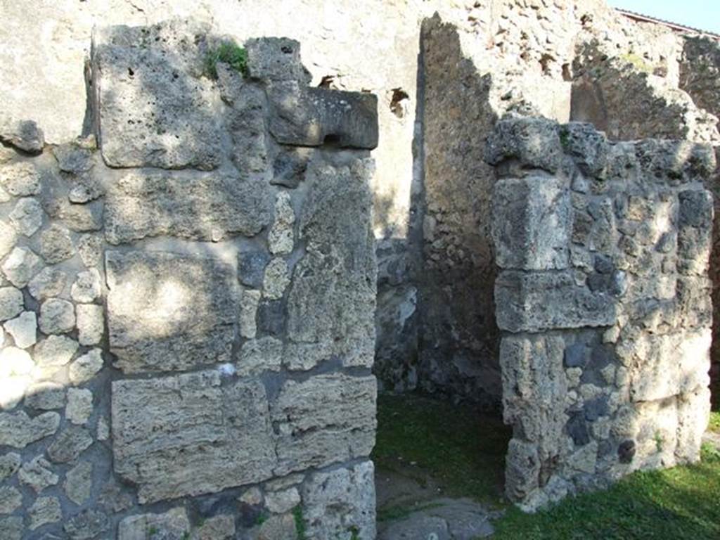 VII.4.31 Pompeii.  March 2009.  Doorway to Room 46.