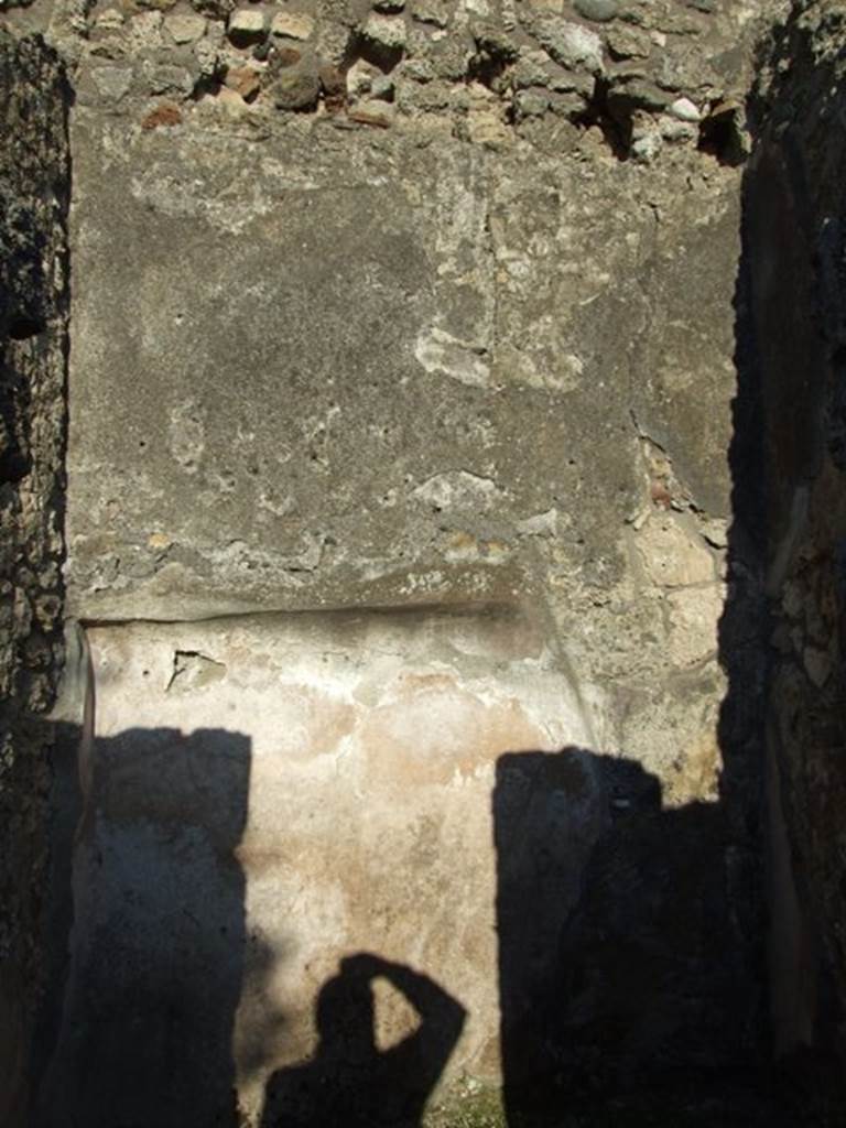 VII.4.31 Pompeii.  March 2009.  Room 47.  East wall with recess.
