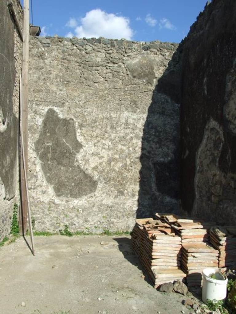 VII.4.31 Pompeii. March 2009. Room 7, east wall of ala.