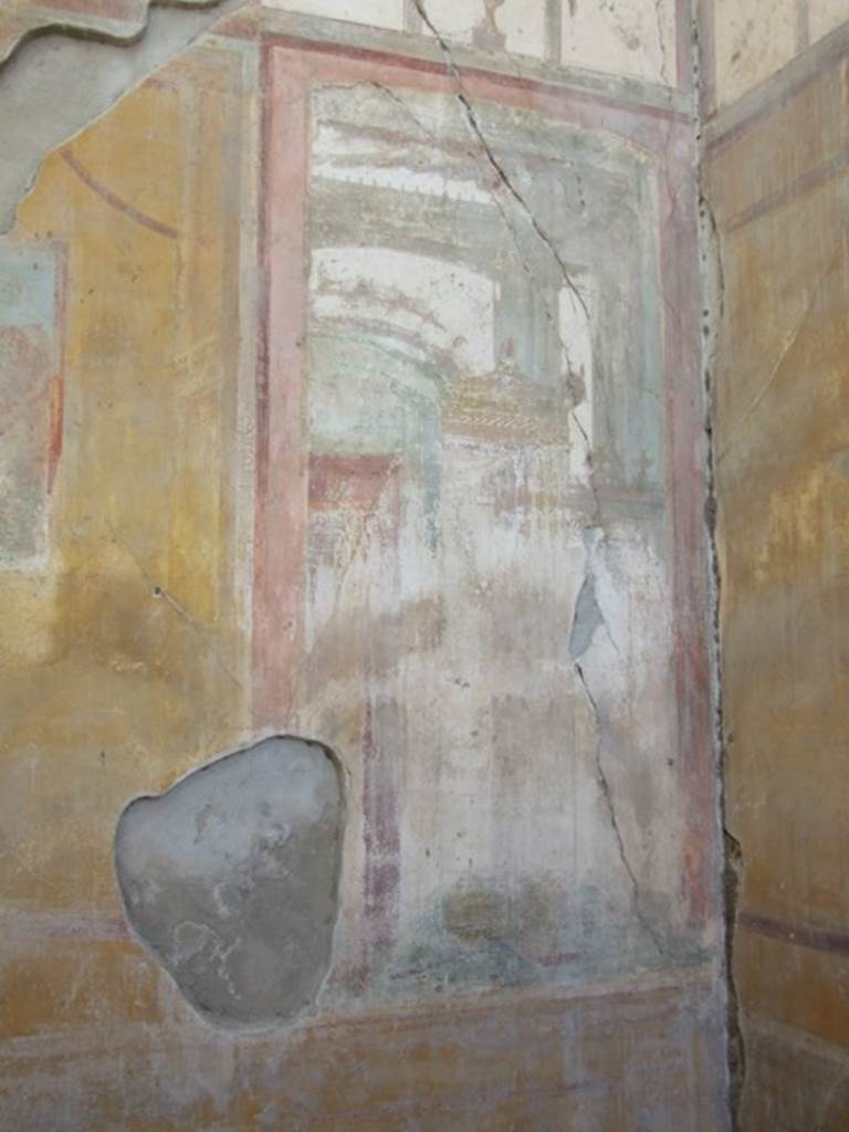 VII.4.31 Pompeii.  March 2009.  Room 12.  Oecus. South wall.