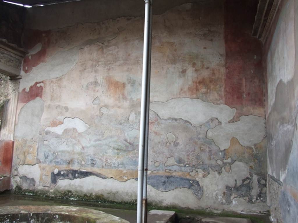 VII.4.48 Pompeii. March 2009. Peristyle. South wall. Painting of hunt scene.