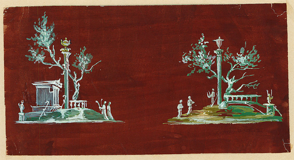 VII.4.48 Pompeii. Paintings, perhaps from this house, but location unknown.
DAIR 83.139. Photo © Deutsches Archäologisches Institut, Abteilung Rom, Arkiv.