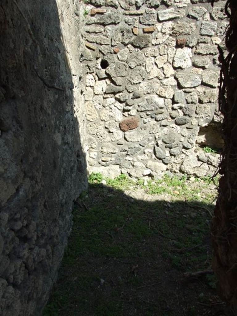 VII.4.57. Pompeii. March 2009. Room 16. Kitchen, Latrine and stairs to upper floor.