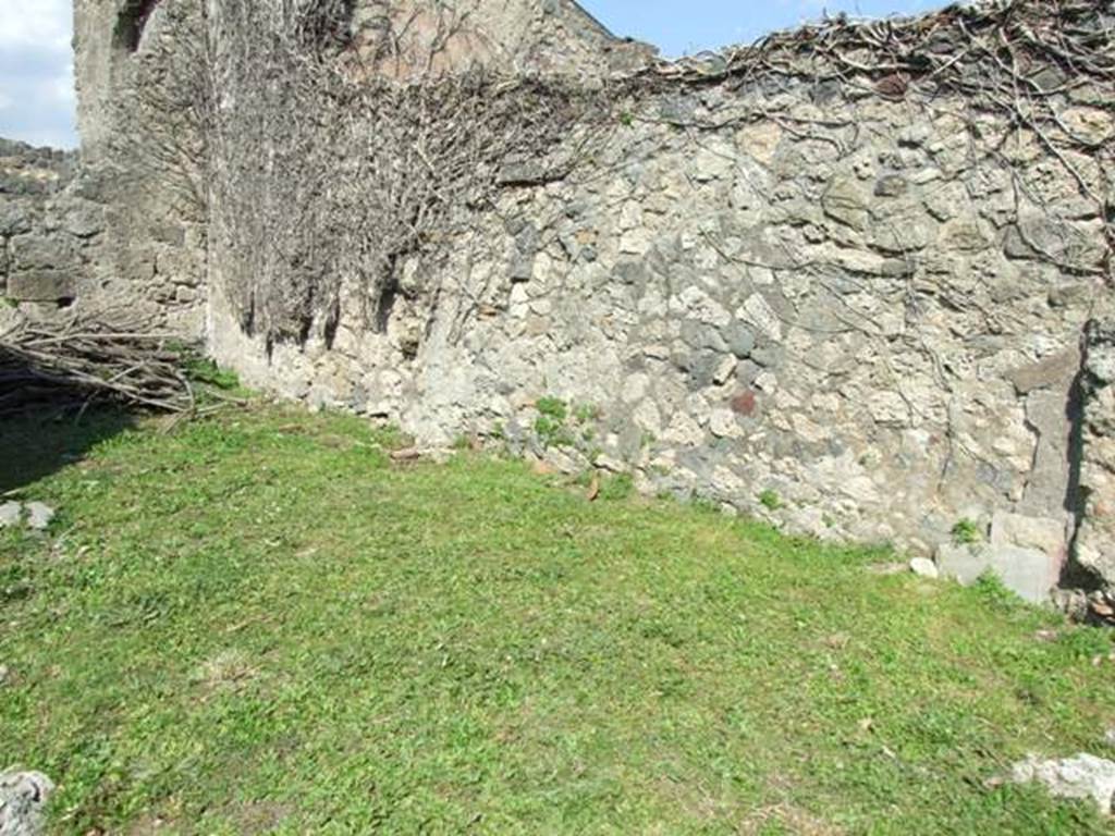 VII.4.57. Pompeii. March 2009. Room 17 and 18. East wall.