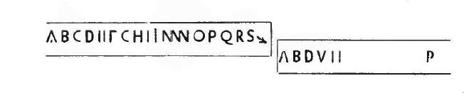 55. on the gash (squarcio) of the same pilaster, turned towards the door-post of the room