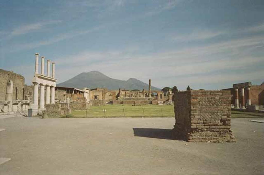 VII.8 Pompeii Forum. June 2008. Looking north. Photo courtesy of Rick Bauer. 