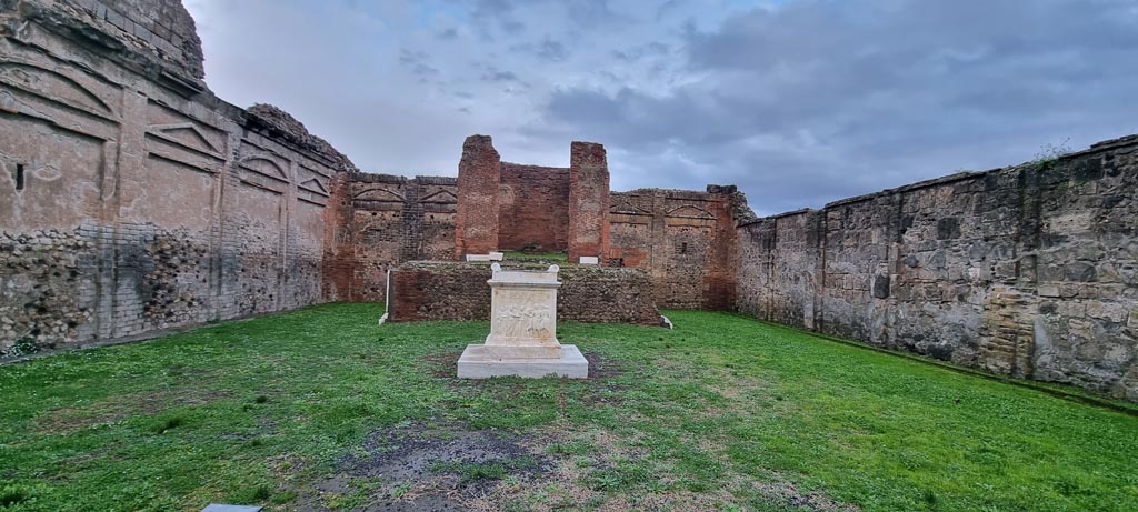 VII.9.2 Pompeii. January 2023. Looking east across Temple, from entrance. Photo courtesy of Miriam Colomer.