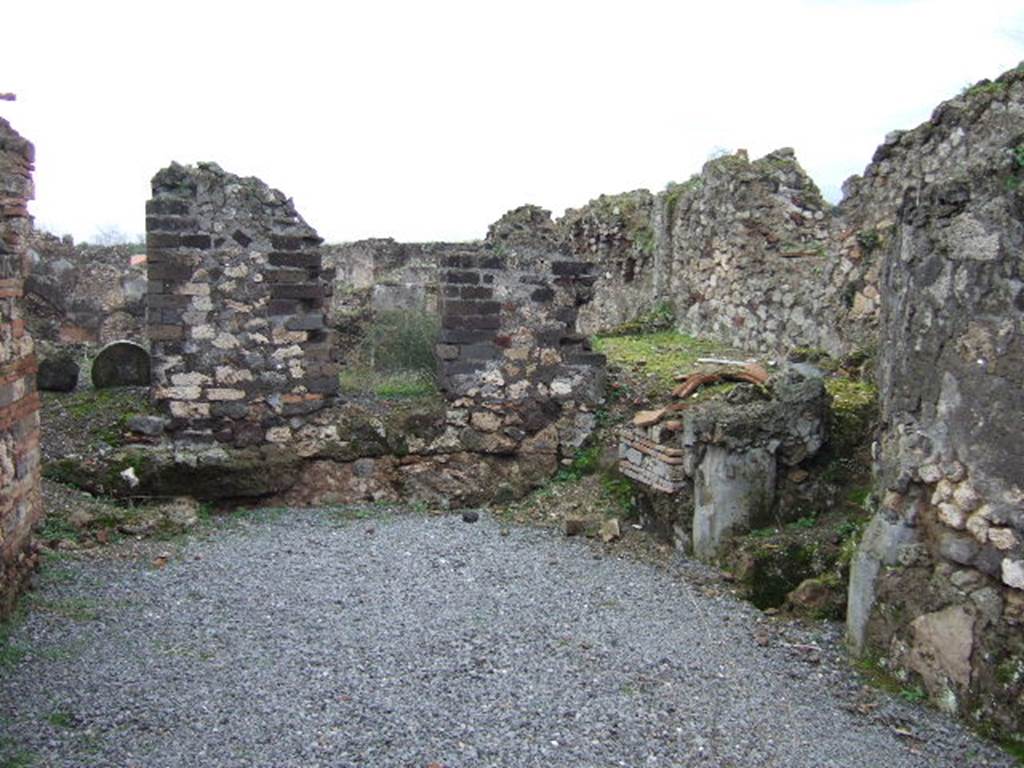 VII.9.47 Pompeii. December 2005. Room 14. Kitchen area.