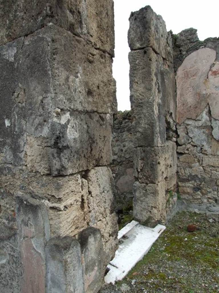 VII.9.47 Pompeii.  March 2009.  Room 1. Atrium.  Doorway to Shop at VII.9.48
