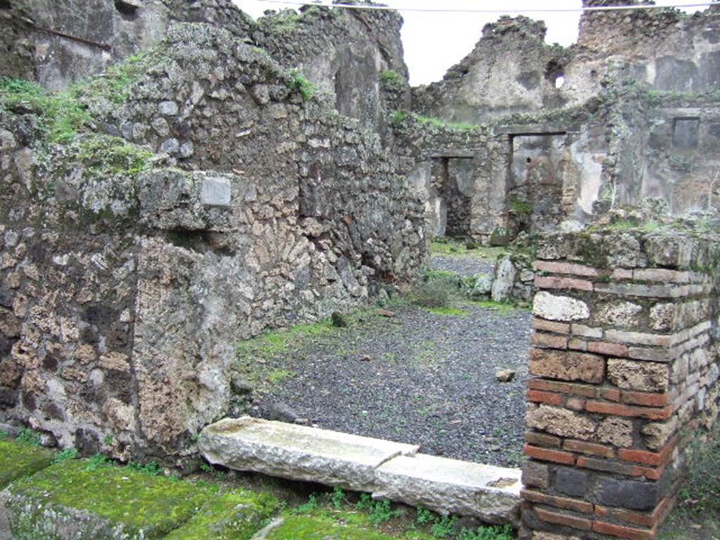 VII.10.12 Pompeii.  December 2005.  Shop entrance.
