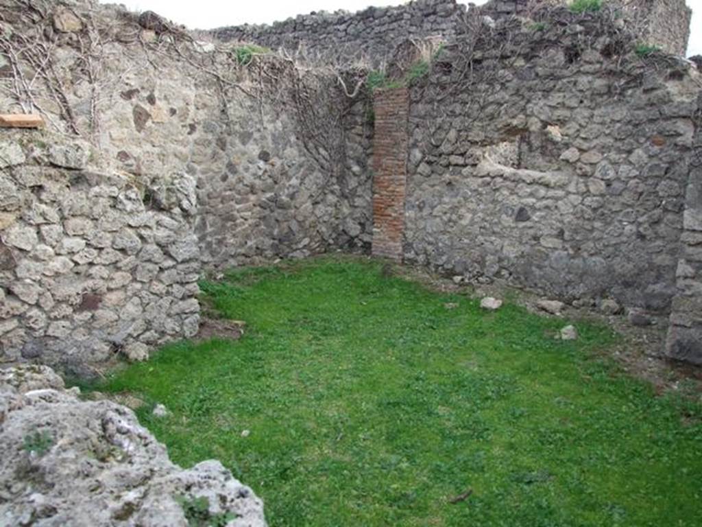 VII.12.5 Pompeii. December 2007. Looking south-east across rear room.