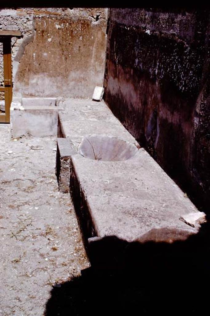 VII.12.17 Pompeii. 1966. Looking east from VII.12.21. Photo by Stanley A. Jashemski.
Source: The Wilhelmina and Stanley A. Jashemski archive in the University of Maryland Library, Special Collections (See collection page) and made available under the Creative Commons Attribution-Non Commercial License v.4. See Licence and use details.
J66f0723
