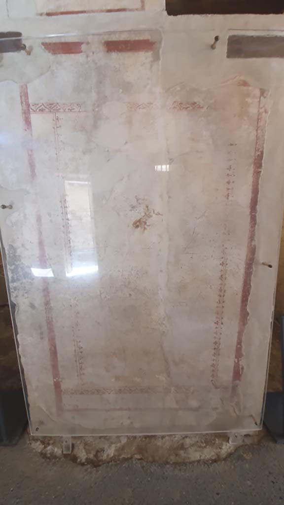 VII.12.18 Pompeii. July 2021. Painted wall plaster.
Foto Annette Haug, ERC Grant 681269 DÉCOR.