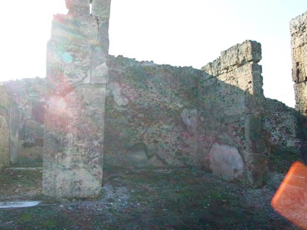 VII.15.2 Pompeii. December 2007. Ala on west side of Atrium.