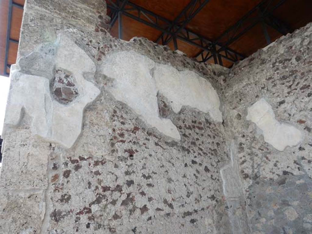 VII.15.2 Pompeii. May 2018. South wall of west ala. Photo courtesy of Buzz Ferebee.