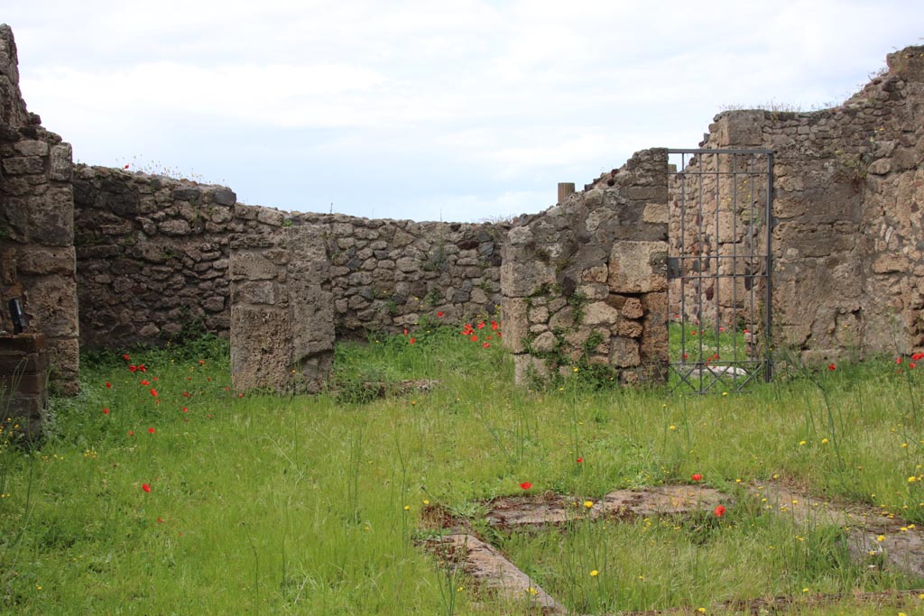 VII.16.12 Pompeii. May 2024. West side of atrium. Photo courtesy of Klaus Heese.