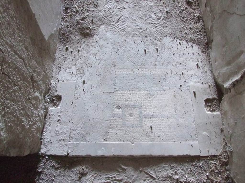 VII.16.17-22 Pompeii.  December 2007. Mosaic door threshold.