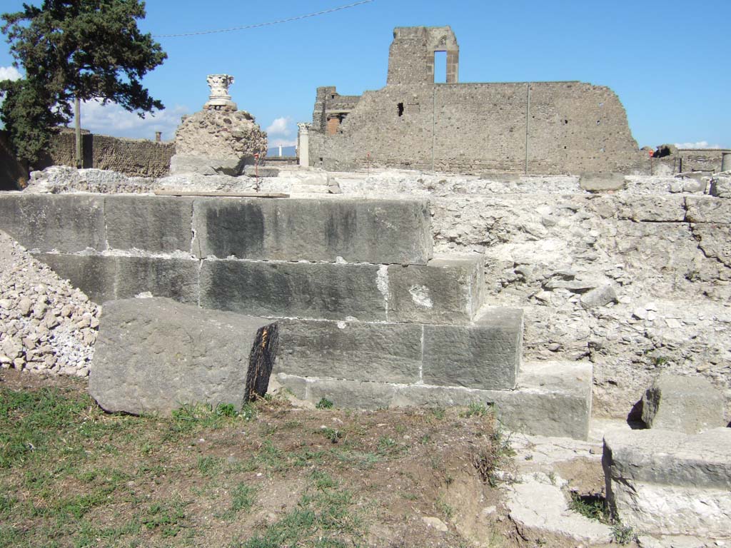 VIII.1.3 Pompeii. September 2005. Looking east from north-west corner.