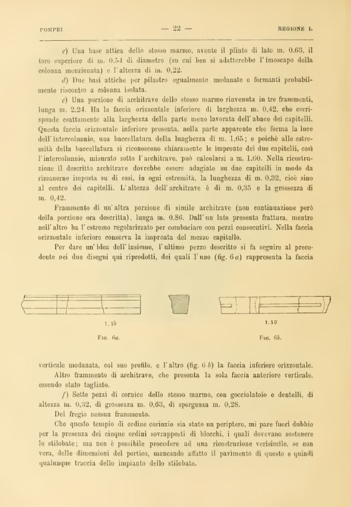 VIII.1.3 Pompeii. Notizie degli Scavi di Antichit�, 1899, Page 22.